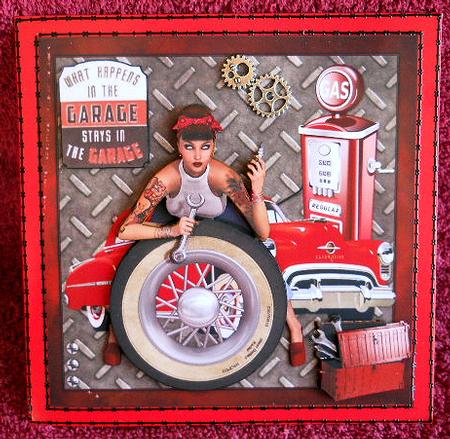 8x8 the Retro Mechanic Mini Kit by Gail Pennycuick