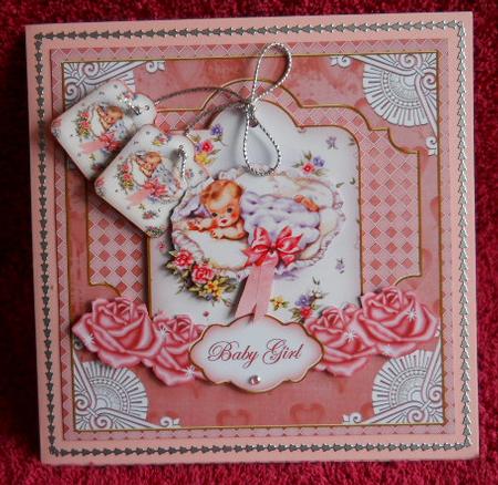 Baby Girl Special 8in Tag N' Envelope Kit by Gail Pennycuick