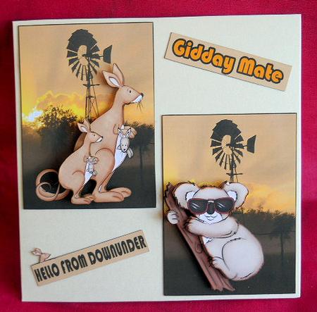 Gidday from Downunder by Gail Pennycuick