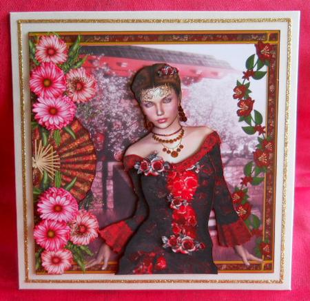 Vintage Lady of the Orient Mini Kit by Gail Pennycuick