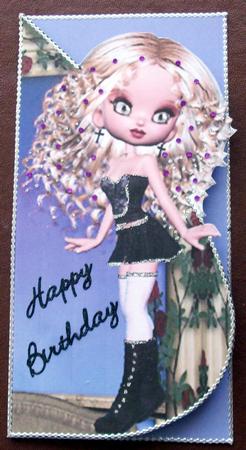Clarice Teardrop Card by Gail Collins