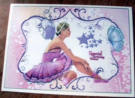 Fairy Ballerina A4 Topper by Gail Collins