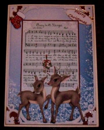 Musical Christmas Deers by Gail Collins