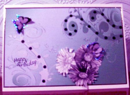 Flowers with Diamonds Matching Backing Paper by Gail Collins