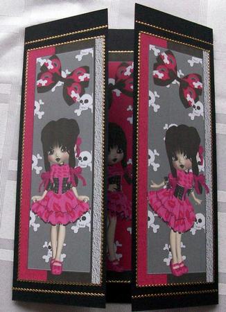 Punk Girl Bookmarks or Dl Toppers by Gail Collins