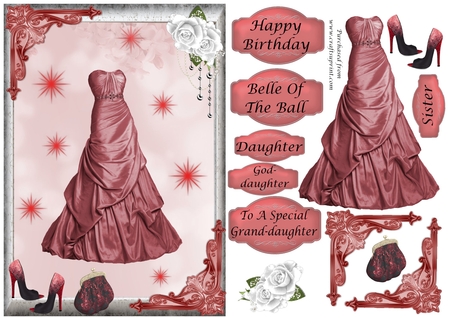 Ladies Gown Dress by Gaye Robinson