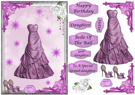 Ladies Gown Dress by Gaye Robinson