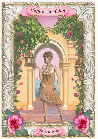 Flapper Dress Beauty 5 Cu4cu Png Graphics by Gaye Robinson