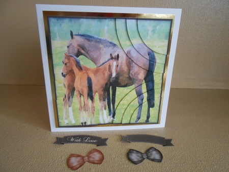 Beautiful Horses Watercolour Corner Stacker by Gaye Robinson