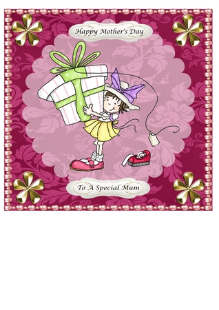 Fantasy Fairytale Colors - A4 Size Floral Pattern Papers by Gaye Robinson