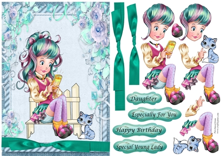 RIBBONS & GEMS DARK by Gaye Robinson