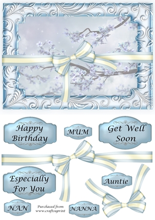 Bow Ribbon Wraps01 by Gaye Robinson