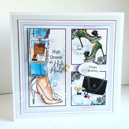 High Dreams In High Heels Mini Page Kit  by Gaynor Greaves