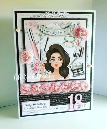Life Isnt Perfect But Your Make Up Can Be - Brown Hair by Gaynor Greaves