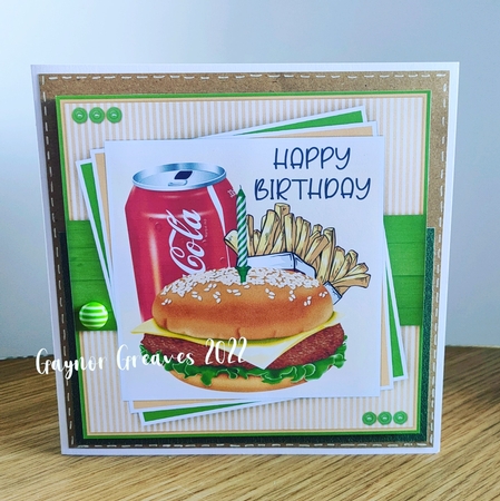 Birthday Burger Mini Kit by Gaynor Greaves