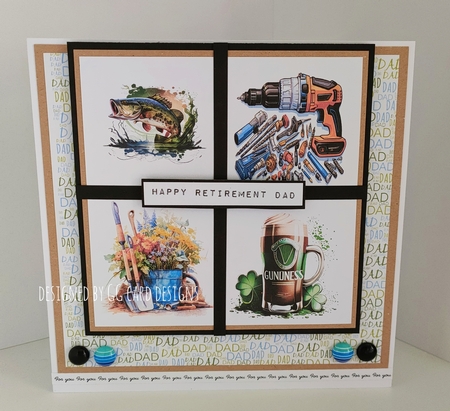 Dad backing paper by Gaynor Greaves