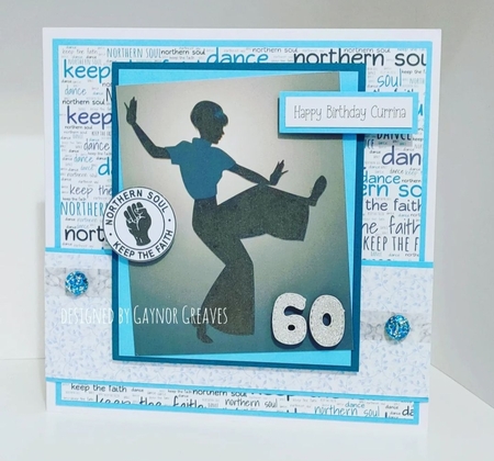 Northern Soul Backing paper by Gaynor Greaves