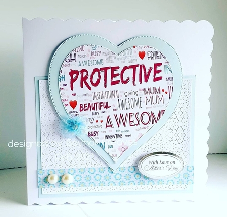 Mum backing paper by Gaynor Greaves