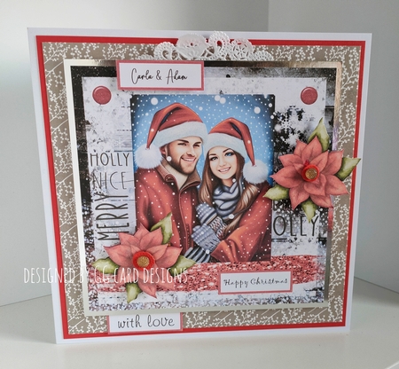 Christmas Couple 3 by Gaynor Greaves