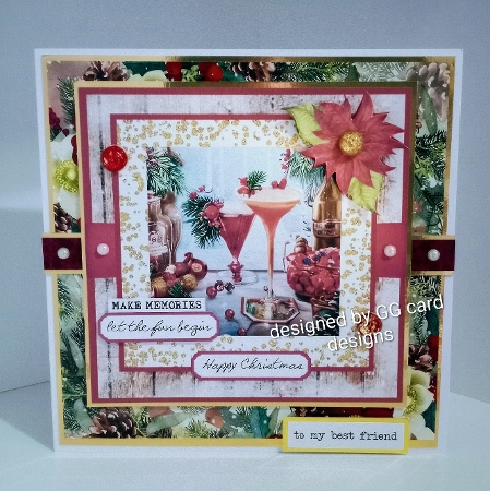 Christmas cocktails vintage by Gaynor Greaves