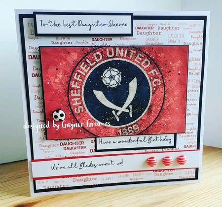Daughter word BP red by Gaynor Greaves