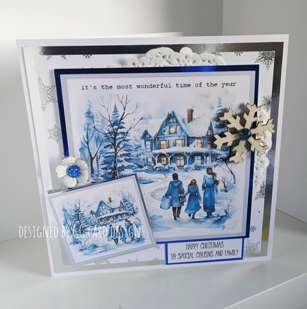 Christmas Family Scene by Gaynor Greaves