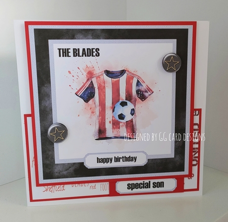 football Topper Sheffield United  by Gaynor Greaves