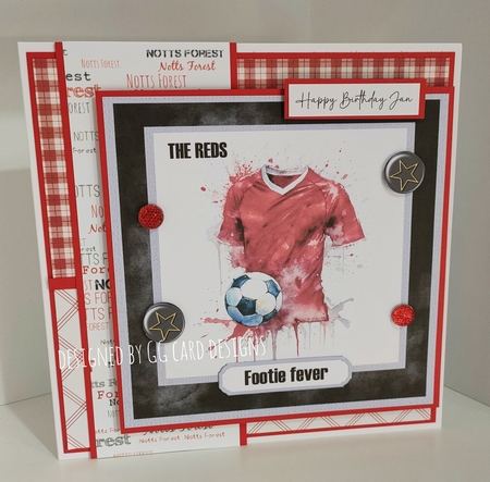 football Topper Notts Forest  by Gaynor Greaves