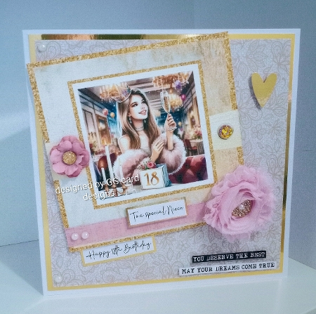 18th birthday girl champagne by Gaynor Greaves