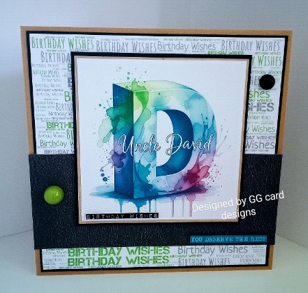 Birthday Wishes BP green by Gaynor Greaves