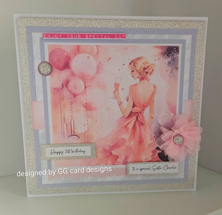 Champagne Birthday by Gaynor Greaves