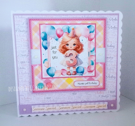 Girl 3rd birthday  by Gaynor Greaves