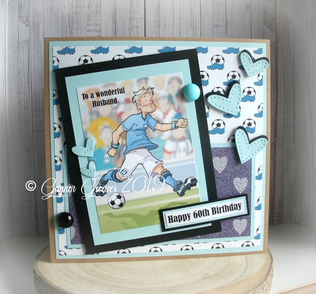 Football Dude Manchester City by Gaynor Greaves