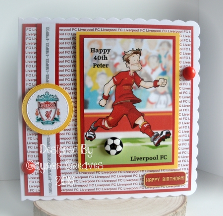 Football Dude from Liverpool by Gaynor Greaves