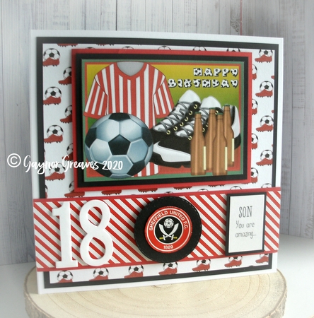 Football and Beer 1 by Gaynor Greaves