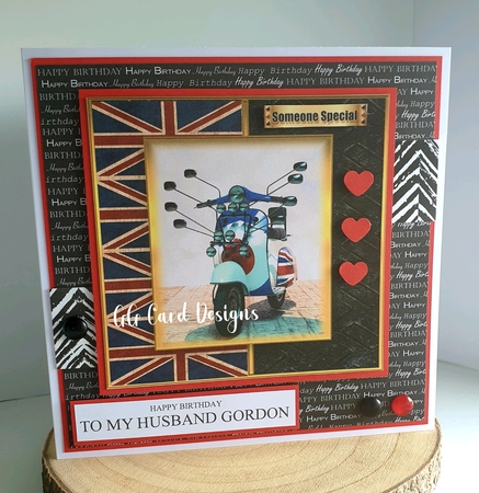 We Were The Mods!! Card Front Kit by Gaynor Greaves