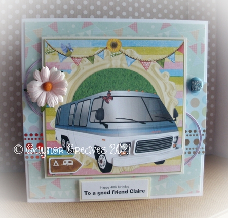 FATHERS DAY MOTOR HOME RV ROAD TRIP CAMPER VAN by Gaynor Greaves
