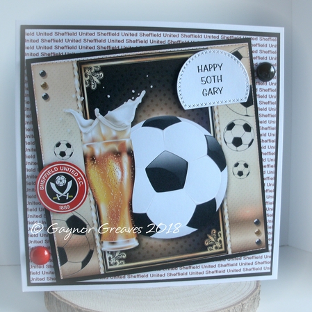 Football Fan by Gaynor Greaves
