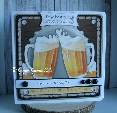 Cheers! 8x8 Mini Kit by Gaynor Greaves