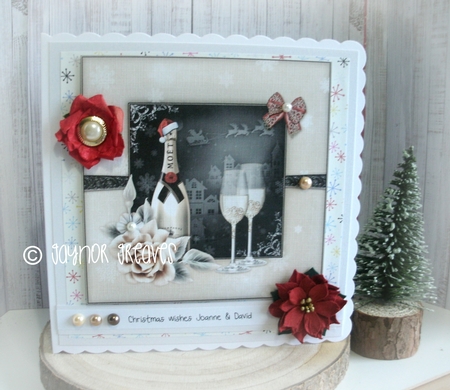 Christmas Tipple 8x8 Mini Kit by Gaynor Greaves
