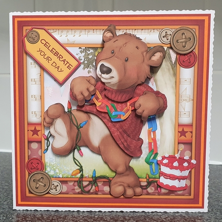 Party Bear 4 Sheet Mini Kit by Georgia Warner