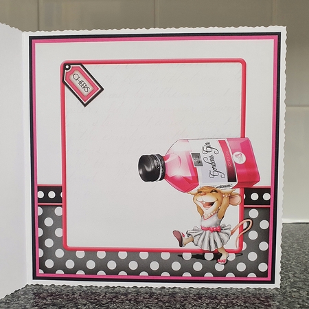 Mrs Pink Gin Mouse 4 Sheet Mini Kit by Georgia Warner