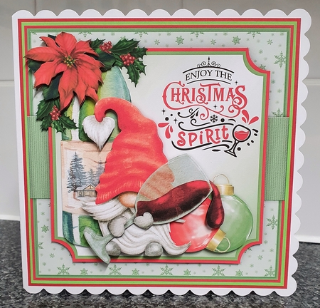 Christmas Red Wine Gnome Mini Kit by Georgia Warner