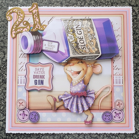 Mrs Sloe Gin Mouse 4 Sheet Mini Kit by Georgia Warner