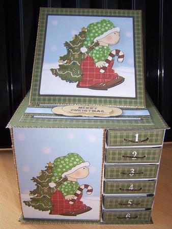 Christmas Country Boy Advent Drawers Sets Featured Gallery Photo
