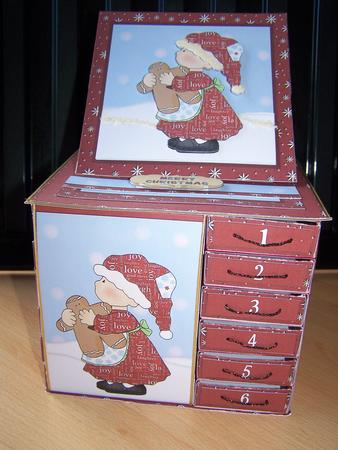 Christmas Country Girl Advent Drawers Sets by Georgina Naraido