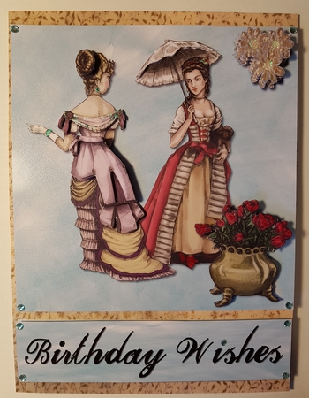 Birthday - Victorian - A Chat by Geraldine Entwistle