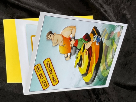 Jet Ski Dude by Geraldine Harbour