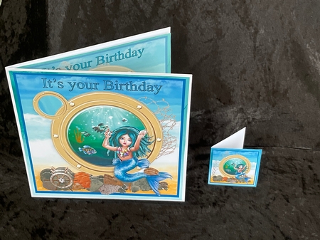 Under the sea Blue Mermaid for ages 5-9 by Geraldine Harbour