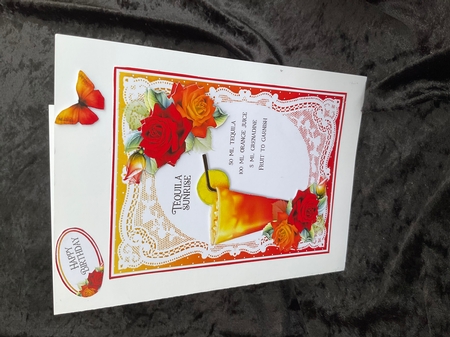 Tequila Sunrise Cocktail  by Geraldine Harbour